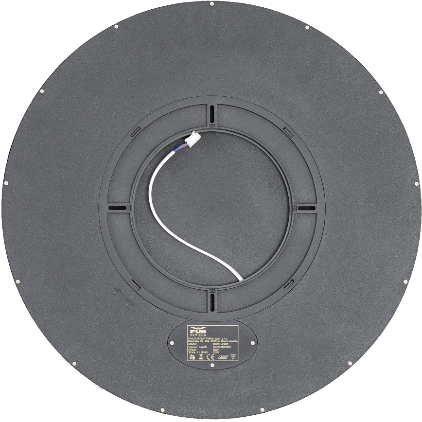 Fulgur 42364 - LED Laevalgusti NOMY LED/40W/230V 3000/4000/6000K IP40 d. 50 cm must