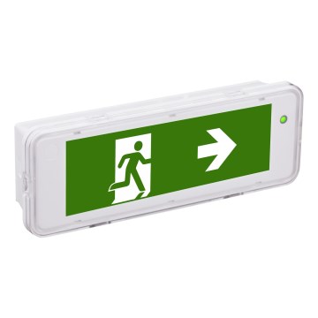 Fulgur s-24495 - LED hädaabi valgusti MIRROR LED/1W/230V 1300 mAh IP65