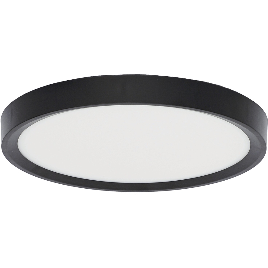 Fulgur s-42585 - LED Laevalgusti liikumisanduriga NOMY-S LED/18W/230V 3000/4000/6000K IP40 d. 23 cm must