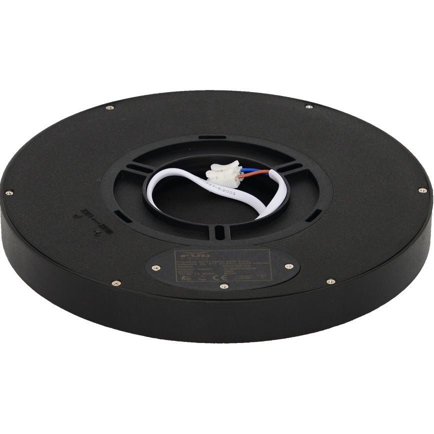 Fulgur s-42585 - LED Laevalgusti liikumisanduriga NOMY-S LED/18W/230V 3000/4000/6000K IP40 d. 23 cm must