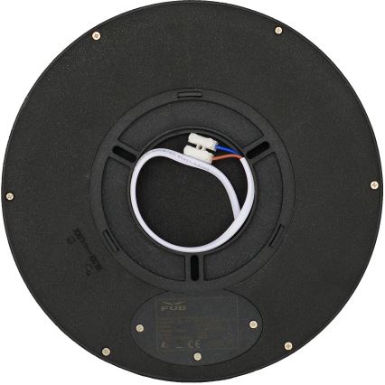 Fulgur s-42585 - LED Laevalgusti liikumisanduriga NOMY-S LED/18W/230V 3000/4000/6000K IP40 d. 23 cm must