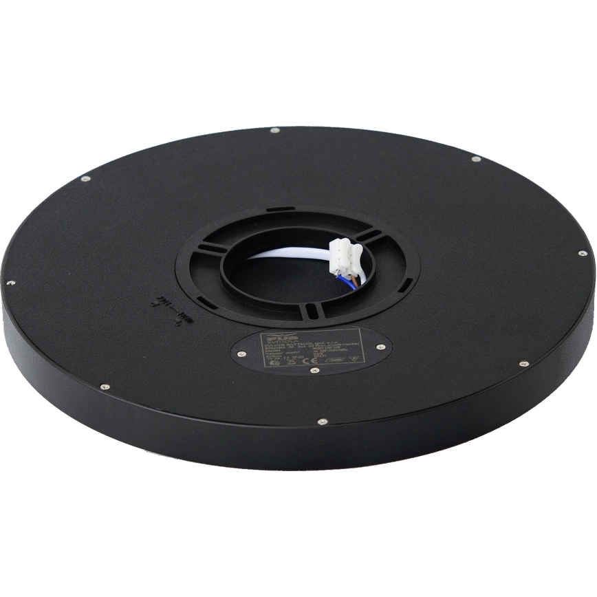 Fulgur s-42587 - LED Laevalgusti liikumisanduriga NOMY-S LED/24W/230V 3000/4000/6000K IP40 d. 30 cm must