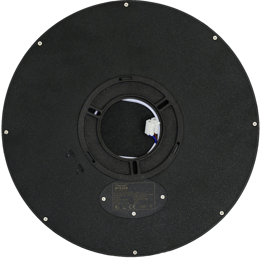 Fulgur s-42587 - LED Laevalgusti liikumisanduriga NOMY-S LED/24W/230V 3000/4000/6000K IP40 d. 30 cm must