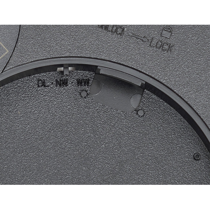 Fulgur s-42587 - LED Laevalgusti liikumisanduriga NOMY-S LED/24W/230V 3000/4000/6000K IP40 d. 30 cm must