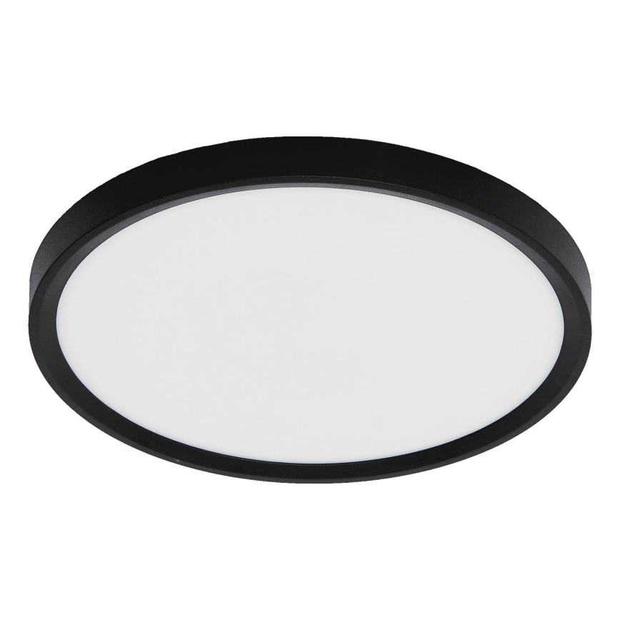 Fulgur s-42587 - LED Laevalgusti liikumisanduriga NOMY-S LED/24W/230V 3000/4000/6000K IP40 d. 30 cm must