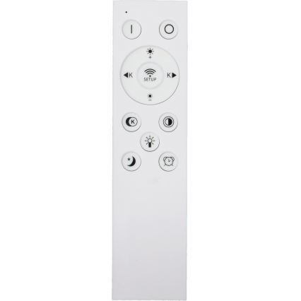 Fulgur s-43042 - Hämardatav LED-laelamp NOMY-RC LED/50W/230V 3000/4000/6500K läbimõõt 60 cm IP40 must + kaugjuhtimispult