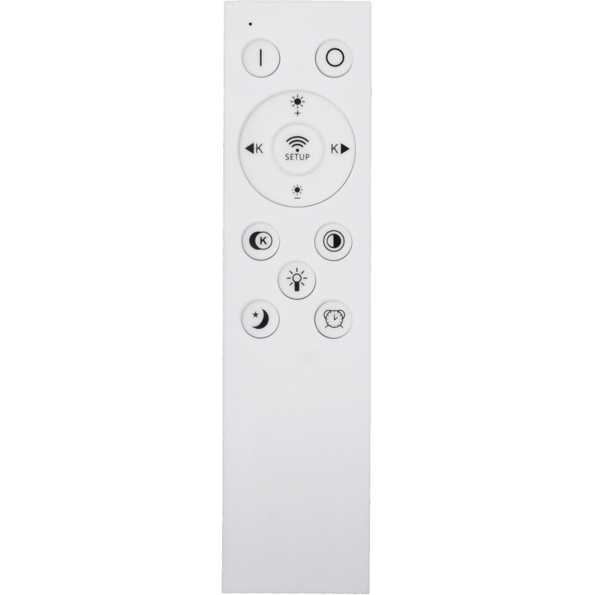 Fulgur s-43042 - Hämardatav LED-laelamp NOMY-RC LED/50W/230V 3000/4000/6500K läbimõõt 60 cm IP40 must + kaugjuhtimispult