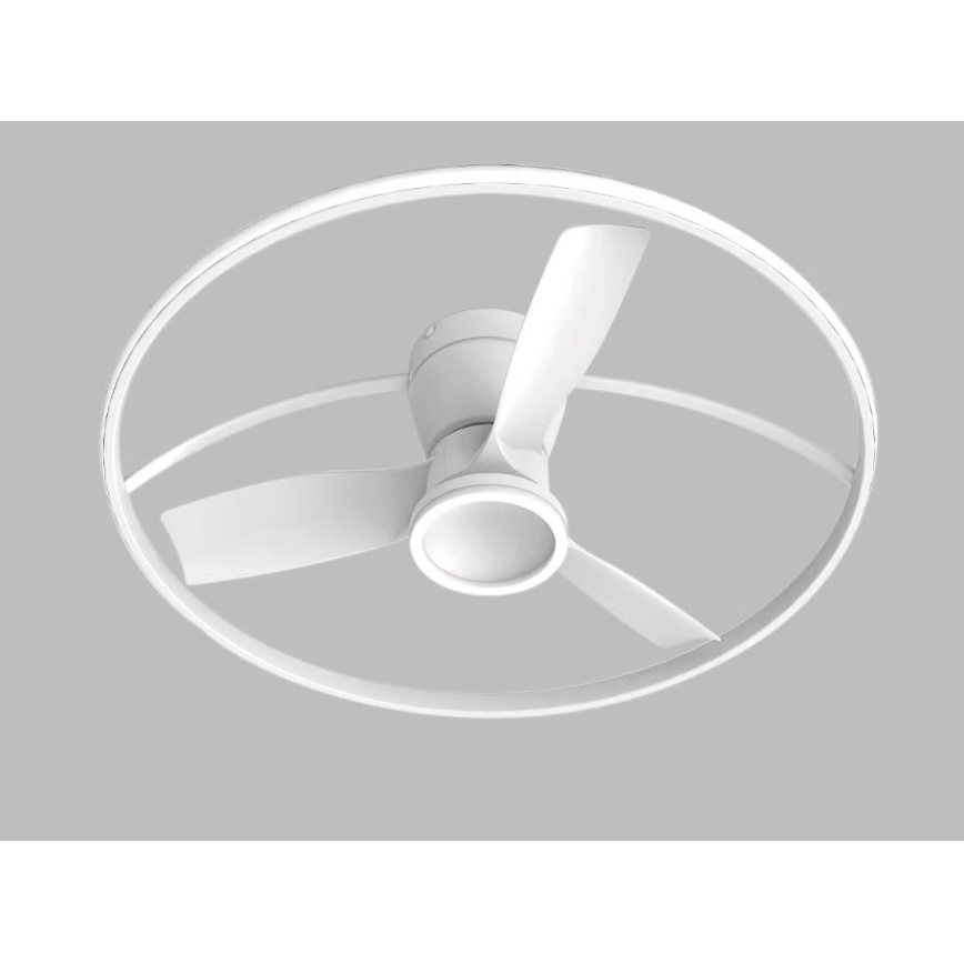 Fulgur s-43048 - Hämardatav LED-laeventilaator THORA LED/50W/230V 2700-5000K valge + kaugjuhtimispult
