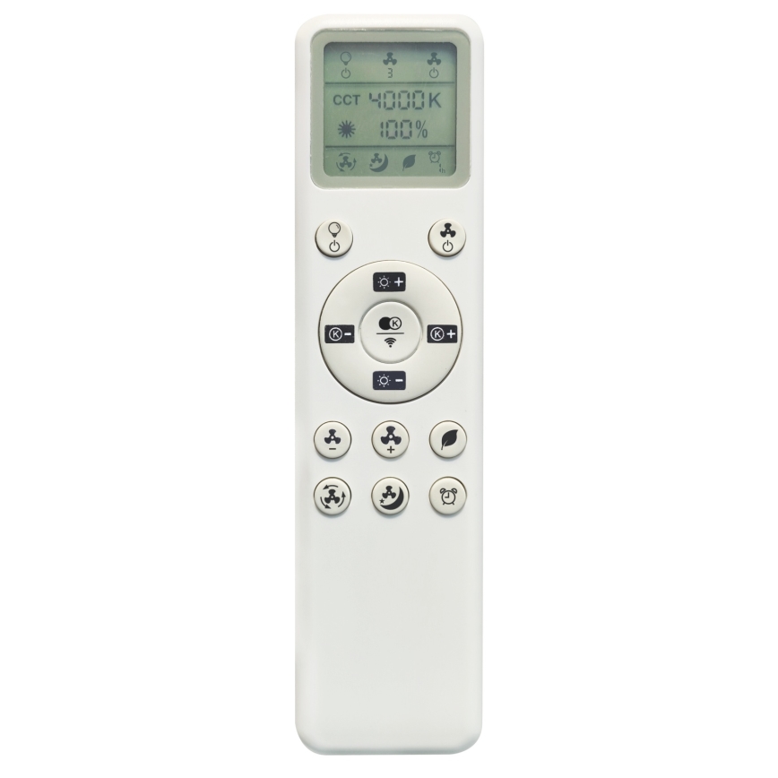 Fulgur s-43048 - Hämardatav LED-laeventilaator THORA LED/50W/230V 2700-5000K valge + kaugjuhtimispult