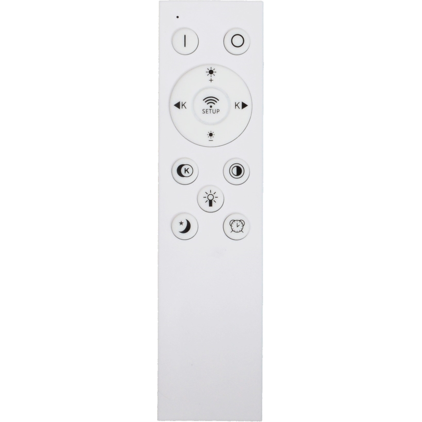 Fulgur s-43057 - LED-hämardatav laevalgusti NOMY LED/40W/230V 3000-6500K läbimõõt 50 cm UGR19 IP40 Wi-Fi must + kaugjuhtimispult