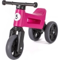 Funny Wheels - 2-ühes tasakaalujalgratas RIDER SPORT roosa/must