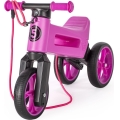 Funny Wheels - 2-ühes tasakaaluratas RIDER SUPER SPORT roosa/must