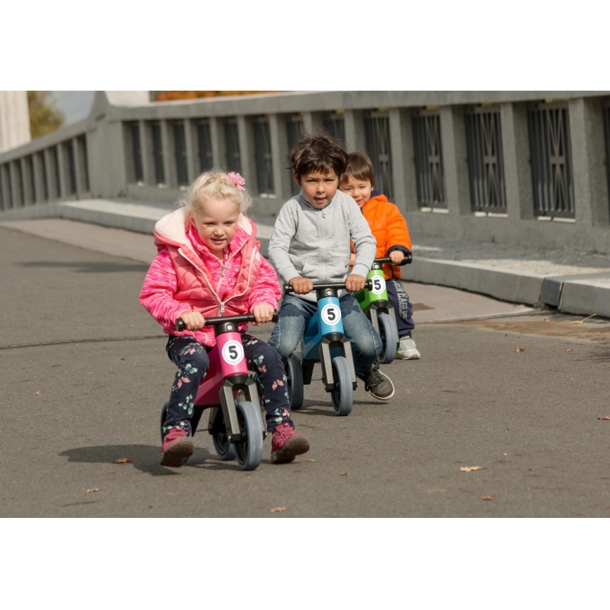 Funny Wheels - RIDER SPORT 2-ühes tasakaalujalgratas sinine/must