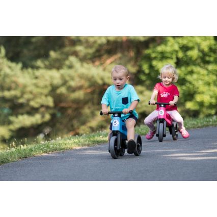 Funny Wheels - RIDER SPORT 2-ühes tasakaalujalgratas sinine/must