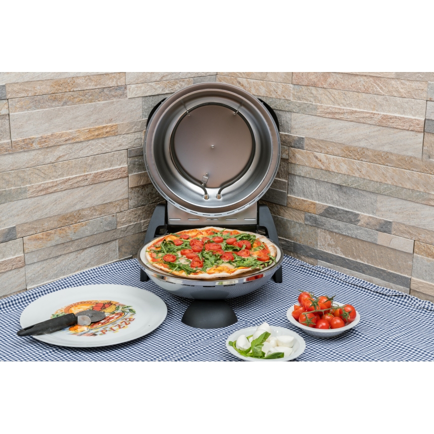 G3Ferrari G1000606 - DELIZIA 1200W/230V pitsaahi, hõbedane