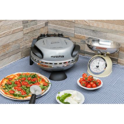 G3Ferrari G1000606 - DELIZIA 1200W/230V pitsaahi, hõbedane