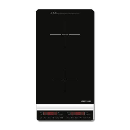 G3Ferrari G1013900 - Induktsiooniline kahe keedualaga pliit DINAMIKO 3100W/230V must