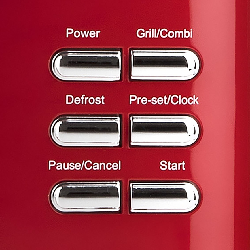 G3Ferrari G1015502 - Mikrolaineahi grilliga 1150W/230V 20 l punane