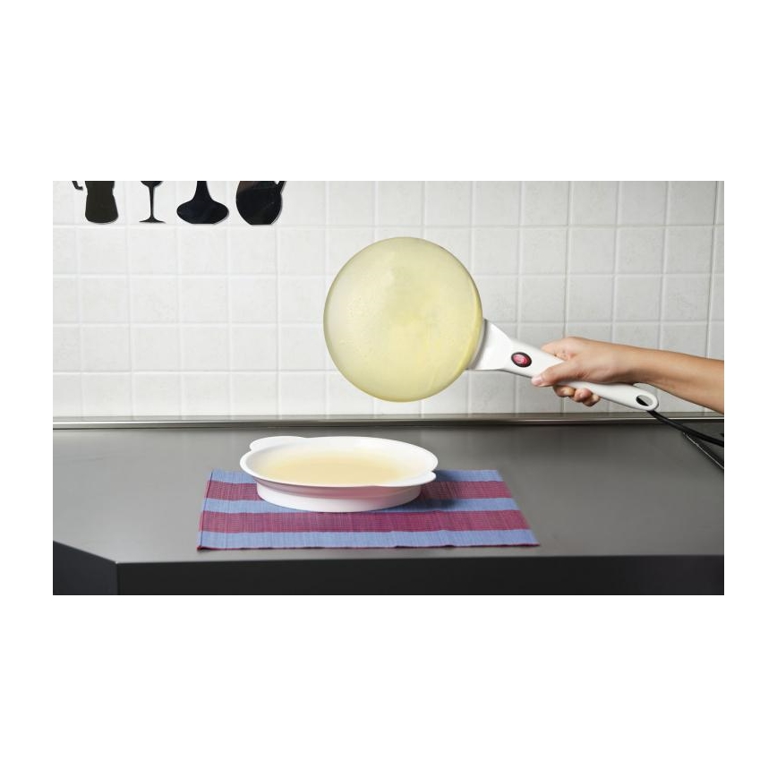 G3Ferrari G10306 - CREPPE kreppimasin, 20 cm, 800 W/230 V, valge