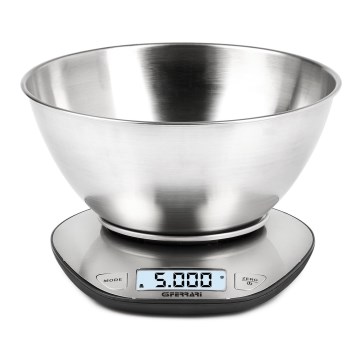 G3Ferrari G2006200 - Digitaalne köögikaal roostevabast terasest kausiga, 2xAAA