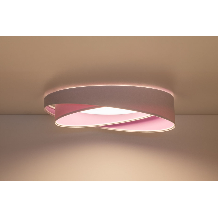 GALAXY MODERN LED laelamp, 24 W, 230 V, läbimõõt 55 cm, valge/lilla