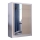 Garderoob koos peegliga SANTINO 150x215 cm valge/tamm craft