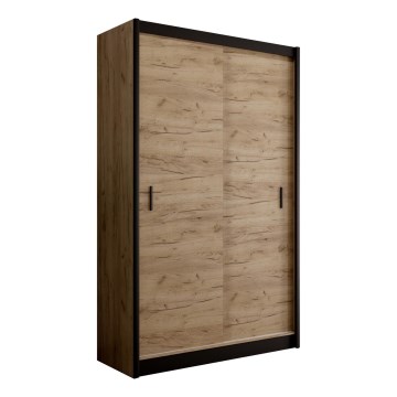 Garderoob liugustega SAPHIRA 150x215 cm tamm craft