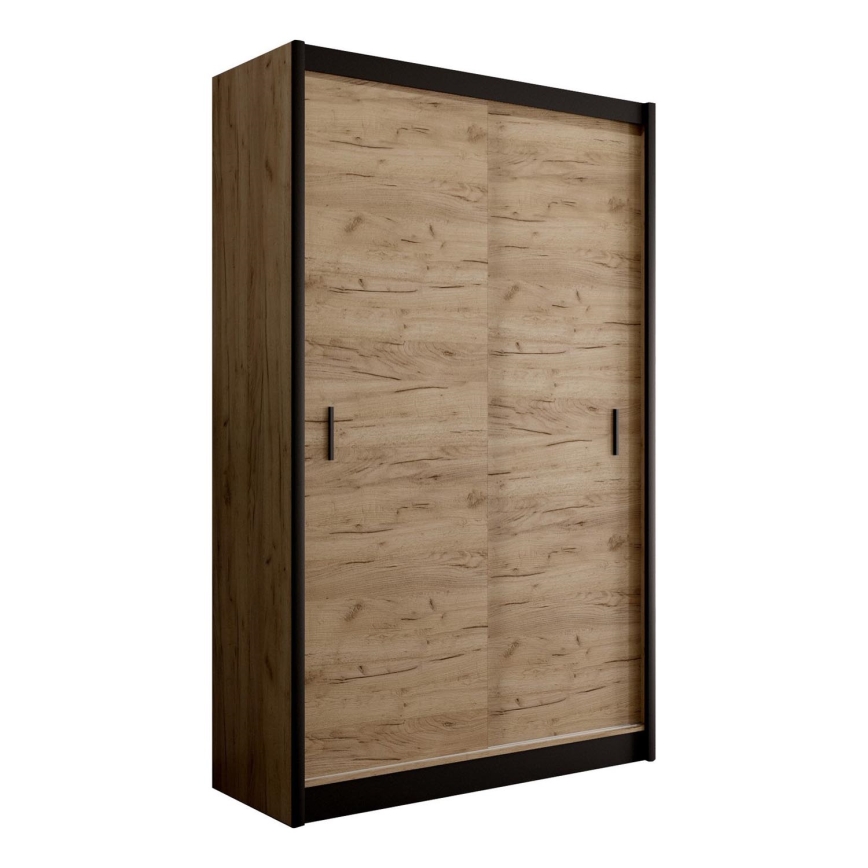 Garderoob liugustega SAPHIRA 150x215 cm tamm craft