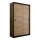 Garderoob liugustega SAPHIRA 150x215 cm tamm craft