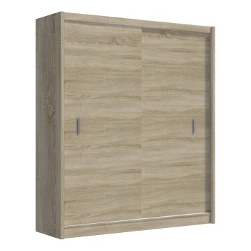 Garderoob liugustega SAPHIRA 203x215 cm tamm sonoma