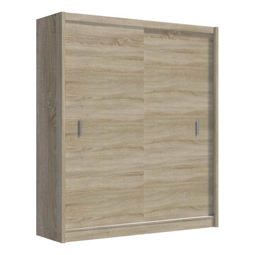 Garderoob liugustega SAPHIRA 203x215 cm tamm sonoma