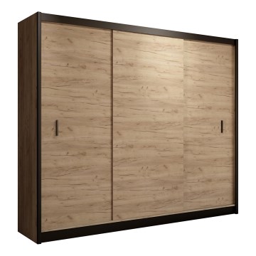 Garderoob liugustega SAPHIRA 250x215 cm tamm craft
