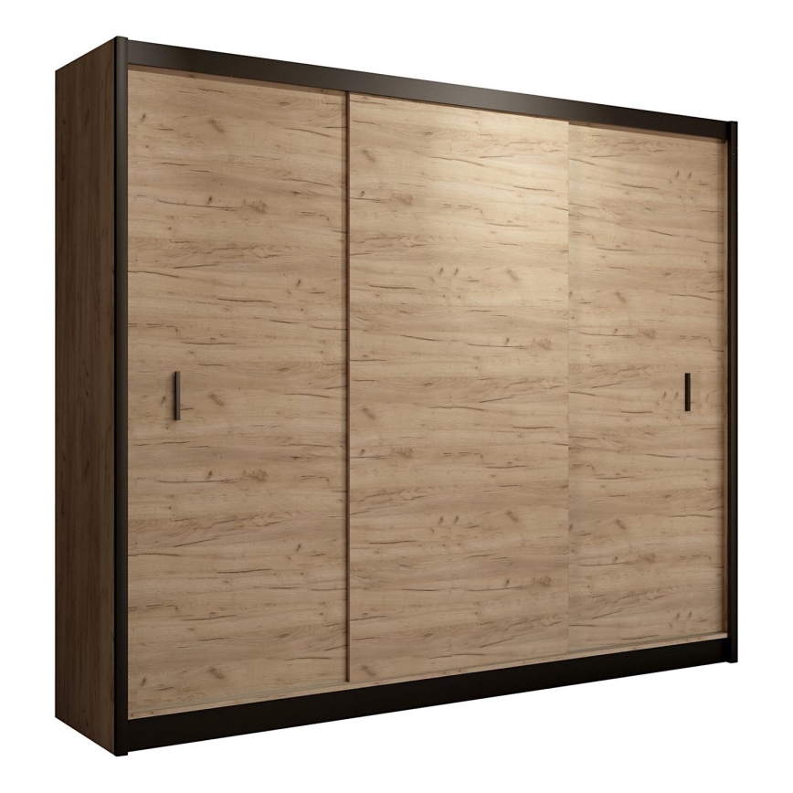 Garderoob liugustega SAPHIRA 250x215 cm tamm craft