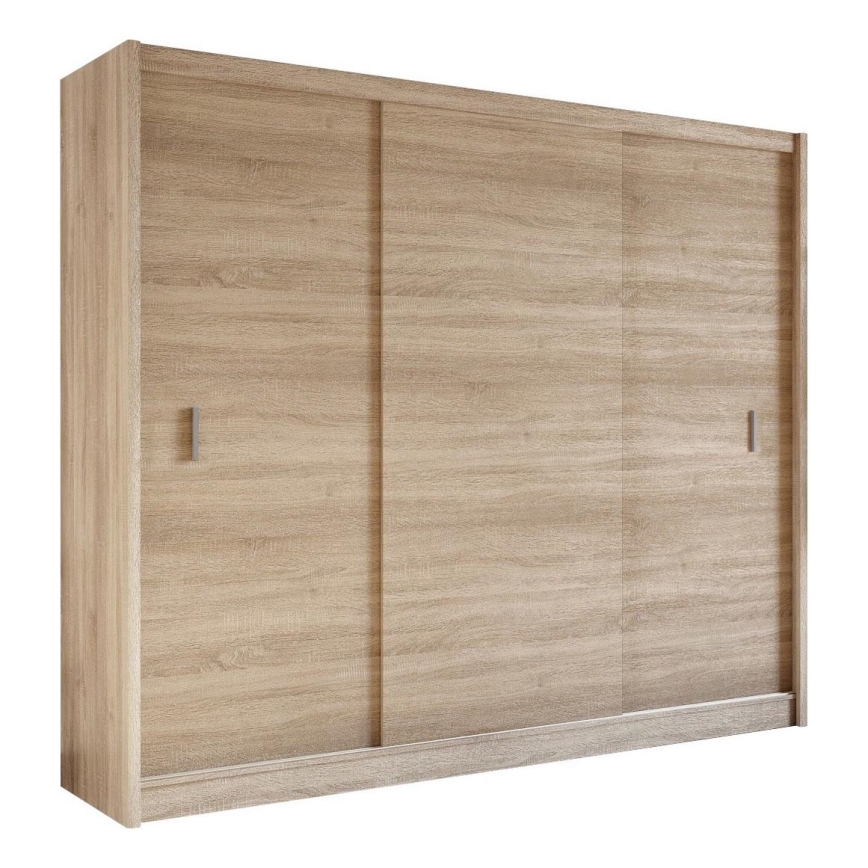 Garderoob liugustega SAPHIRA 250x215 cm tamm sonoma