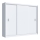 Garderoob liugustega SAPHIRA 250x215 cm valge