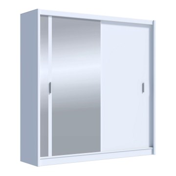 Garderoob SABRINA 203x215 cm valge