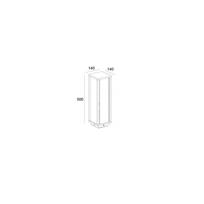 Gardino LX1463-500 - Välivalgusti MELISSA 1xE27/15W/230V IP54