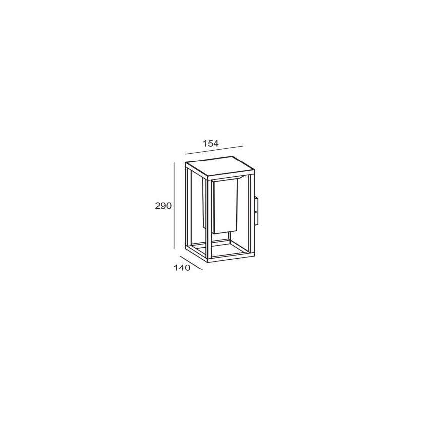 Gardino LX6051 - LED Päikesepaneeliga seinavalgusti DANTELION LED/2,2W/3,7V IP54