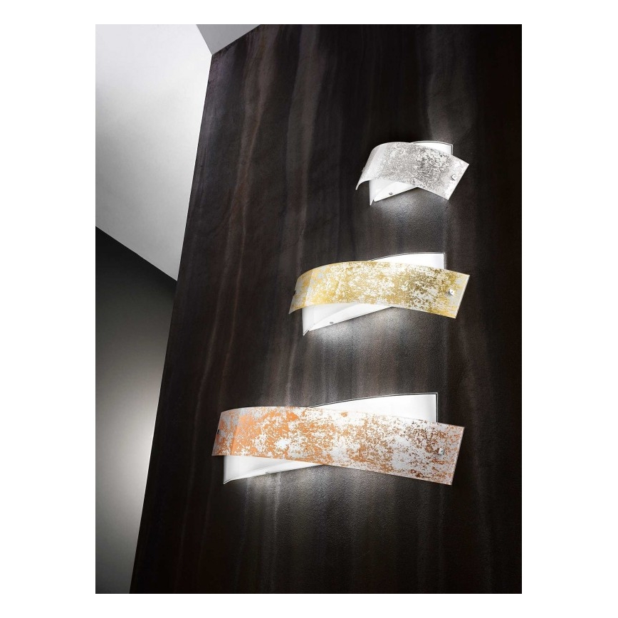 Gea Luce CAMILLA A M arg - Seinavalgusti CAMILLA 4xE14/28W/230V 54 cm hõbedane