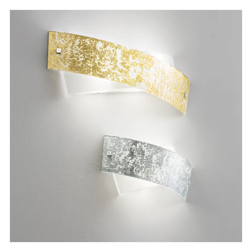 Gea Luce CAMILLA A P oro - Seinavalgusti CAMILLA 2xE14/28W/230V 34 cm kuldne
