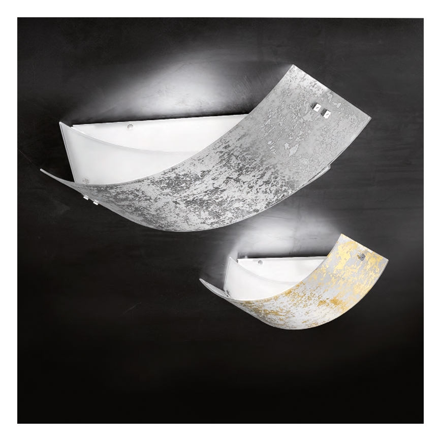 Gea Luce CAMILLA P M arg - Laevalgusti CAMILLA 2xE27/70W/230V 63,5 cm hõbedane