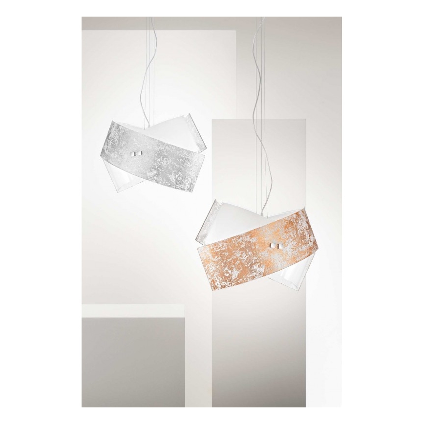 Gea Luce CAMILLA S G arg - Lühter CAMILLA 2xE27/70W/230V hõbedane