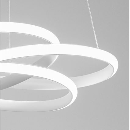 Gea Luce DIVA S G BIANCO - LED Hämardatav lühter DIVA LED/44W/230V valge