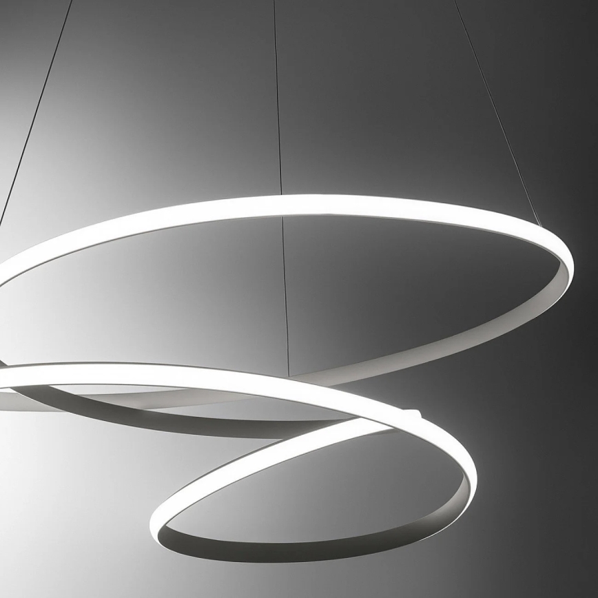 Gea Luce DIVA S/S TITANIO -  LED Hämardatav lühter DIVA LED/80W/230V hall