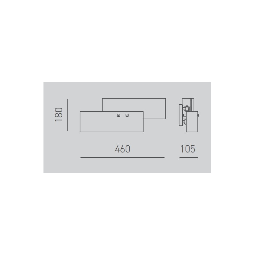Gea Luce LARA A P oro - Seinavalgusti LARA 2xE14/42W/230V kuldne