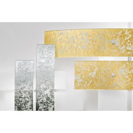 Gea Luce LARA P G arg - Laevalgusti LARA 4xE27/52W/230V 91 cm hõbedane