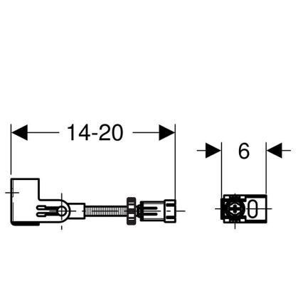 Geberit 111.835.00.1 - Duofix seinakinnituse komplekt, 2 tk