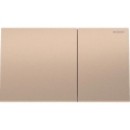 Geberit 115.622.QB.1 - Loputusnupp Sigma70 25x14,6 cm harjatud roosakuldne