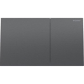 Geberit 115.622.QD.1 - Loputusnupp Sigma70 25x14,6 cm must kroom