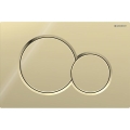 Geberit 115.770.DT.5 - Loputusnupp Sigma01 Round 24,6x16,4 cm messing
